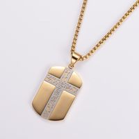 304 Stainless Steel Streetwear Plating Cross main image 10