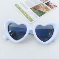 Cute Vacation Sweet Heart Shape Pc Resin Special-shaped Mirror Full Frame Kids Sunglasses sku image 3
