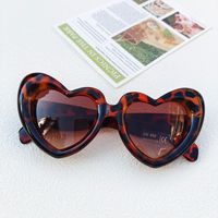 Cute Vacation Sweet Heart Shape Pc Resin Special-shaped Mirror Full Frame Kids Sunglasses sku image 7