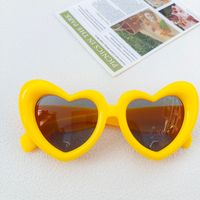 Cute Vacation Sweet Heart Shape Pc Resin Special-shaped Mirror Full Frame Kids Sunglasses sku image 8