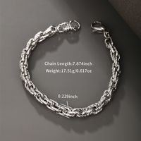 Style Nordique Roche XUPING Irrégulier Acier Inoxydable 304 Placage Hommes Bracelets Népal sku image 2