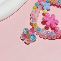Princess Sweet Flower Arylic Plastic Resin Beaded Girl's Bracelets main image 5