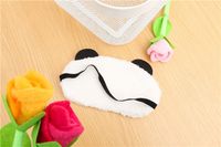 Cute Panda Cotton Blend Plush Polyester Eye Mask main image 4