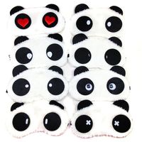 Cute Panda Cotton Blend Plush Polyester Eye Mask main image 7