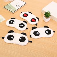 Cute Panda Cotton Blend Plush Polyester Eye Mask main image 2