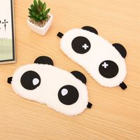 Cute Panda Cotton Blend Plush Polyester Eye Mask main image 9