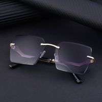 Streetwear Solid Color Pc Square Frameless Men's Sunglasses main image 3