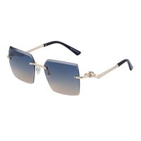 Streetwear Solid Color Pc Square Frameless Men's Sunglasses sku image 7
