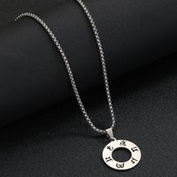 Hip Hop Symbole Acier Inoxydable Unisexe Pendentif main image 5