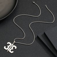 Hip-hop Number Stainless Steel Unisex Pendant Necklace main image 4