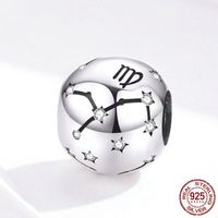 Simple Style Constellation Sterling Silver Plating Inlay Zircon Jewelry Accessories sku image 12