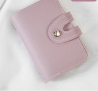 Women's Solid Color Pu Leather Zipper Card Holders sku image 3