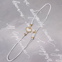 Cute Sweet Heart Shape Glass Handmade Women's Bracelets main image 7