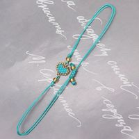 Cute Sweet Heart Shape Glass Handmade Women's Bracelets main image 5