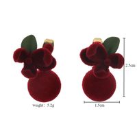 1 Pair Pastoral Simple Style Flower Alloy Resin Ear Studs main image 2