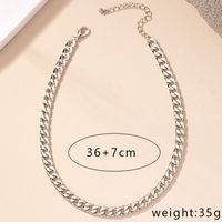 Retro Solid Color Gold Plated Alloy Wholesale Necklace sku image 2