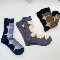 Women's Simple Style Color Block Cotton Crew Socks A Pair main image 4