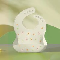 Cute Animal Cartoon Stripe Edible Silicon Bib Baby Accessories sku image 72