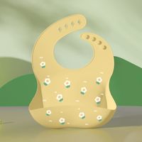 Cute Animal Cartoon Stripe Edible Silicon Bib Baby Accessories sku image 49