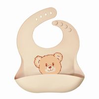 Cute Bear Silica Gel Burp Cloths Baby Accessories sku image 3