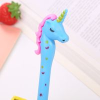 1 Piece Unicorn Class Learning Graduation Plastic Cute Pastoral Gel Pen main image 4