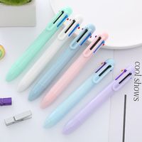 1 Piece Solid Color Class Learning Daily Plastic Cute Ballpoint Pen main image 1