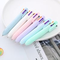 1 Piece Solid Color Class Learning Daily Plastic Cute Ballpoint Pen main image 4