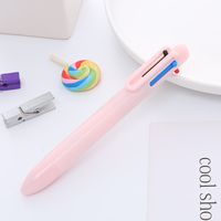 1 Pièce Couleur Unie Classer Apprentissage Du Quotidien Plastique Mignon Stylo À Bille main image 5