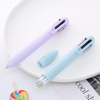 1 Piece Solid Color Class Learning Daily Plastic Cute Ballpoint Pen main image 2