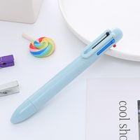 1 Piece Solid Color Class Learning Daily Plastic Cute Ballpoint Pen sku image 2