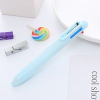 1 Piece Solid Color Class Learning Daily Plastic Cute Ballpoint Pen sku image 1