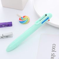 1 Piece Solid Color Class Learning Daily Plastic Cute Ballpoint Pen sku image 3