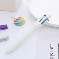 1 Piece Solid Color Class Learning Daily Plastic Cute Ballpoint Pen sku image 4