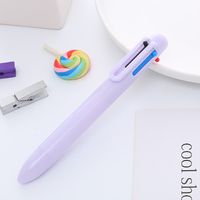 1 Piece Solid Color Class Learning Daily Plastic Cute Ballpoint Pen sku image 6