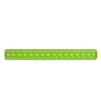 1 Piece Solid Color Class Learning Mixed Materials Simple Style Ruler sku image 1