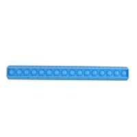 1 Piece Solid Color Class Learning Mixed Materials Simple Style Ruler sku image 2
