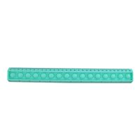 1 Piece Solid Color Class Learning Mixed Materials Simple Style Ruler sku image 3