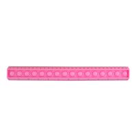 1 Piece Solid Color Class Learning Mixed Materials Simple Style Ruler sku image 4