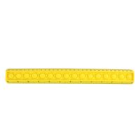 1 Piece Solid Color Class Learning Mixed Materials Simple Style Ruler sku image 6
