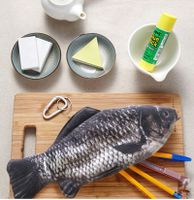 Fish Nylon Class Learning Cute Pencil Case sku image 1