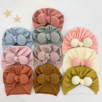 Children Unisex Cute Sweet Bow Knot Baby Hat main image 6