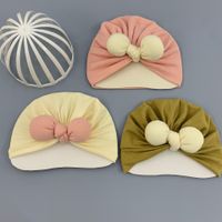 Children Unisex Cute Sweet Bow Knot Baby Hat main image 3