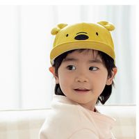 Children Unisex Cute Bear Solid Color Embroidery Baseball Cap main image 3
