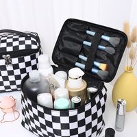 Vintage Style Plaid Polyester Square Makeup Bags main image 5