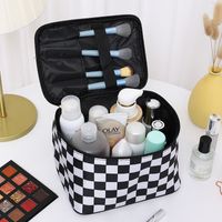 Vintage Style Plaid Polyester Square Makeup Bags main image 2