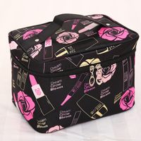 Basic Color Block Polyester Square Makeup Bags main image 1
