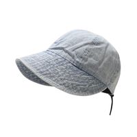 Women's Basic Simple Style Solid Color Curved Eaves Bucket Hat main image 4