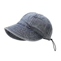 Women's Basic Simple Style Solid Color Curved Eaves Bucket Hat sku image 3