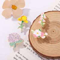 Pastoral Flower Alloy Stoving Varnish Unisex Brooches main image 5