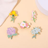 Pastoral Flower Alloy Stoving Varnish Unisex Brooches main image 1